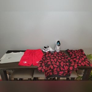 Nike Boys' Lot Sz L Except Gray Shirt M - 5 pc